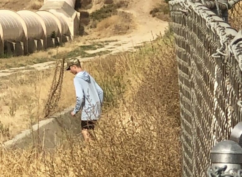 Teenage boy in a field